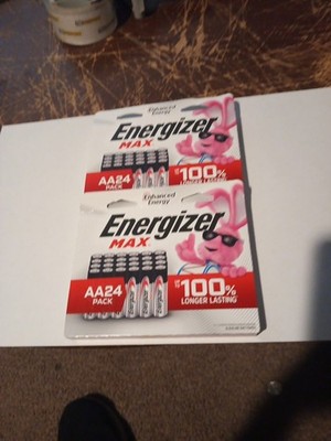 Energizer Max AA24 Pack Batteries X2=48 Total Expires -12/2040
