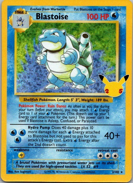 Blastoise Classic Collection Trading Card Game Classic 003/034 NM