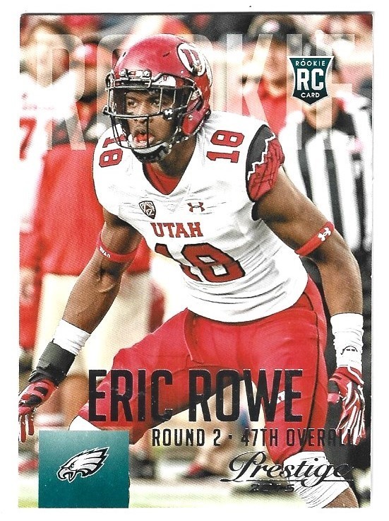 D 2015 Panini Prestige Football Eric Rowe ROOKIE #239 EXC