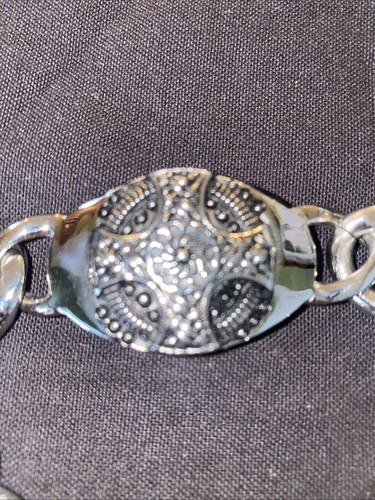 Celtic Cross Biker stainless steel bracelet 8” #FS - Picture 2 of 8