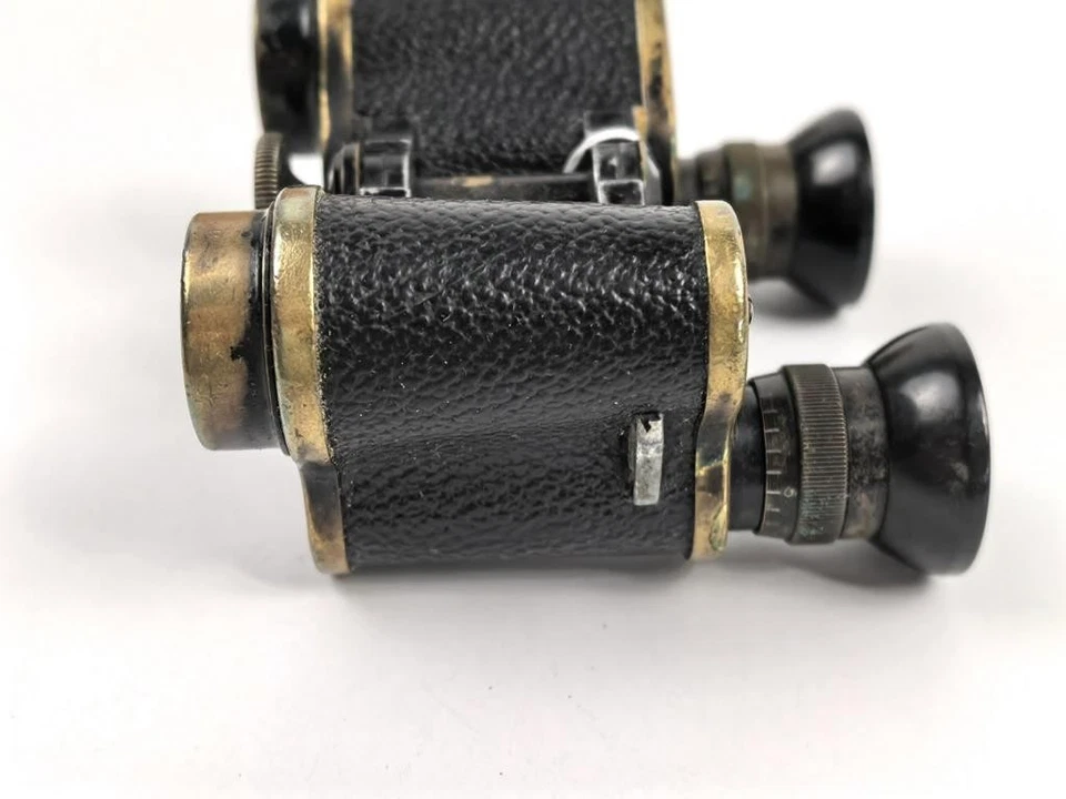 Doppelfernrohr "Trieder Binocle" von Goerz Berlin. Klare Durchsicht, guter Gesam - Bild 4 von 4