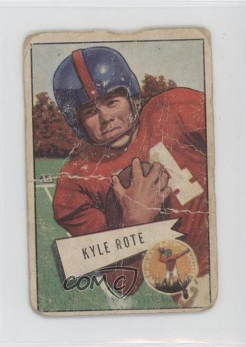 Kyle Rote #28 1952 Bowman Small card