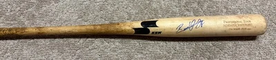 ROSSMAN VERDUGO PADRES SIGNED Game Used Cracked SSK Bat Prospect SIGNED AUTO - Image 1 of 4