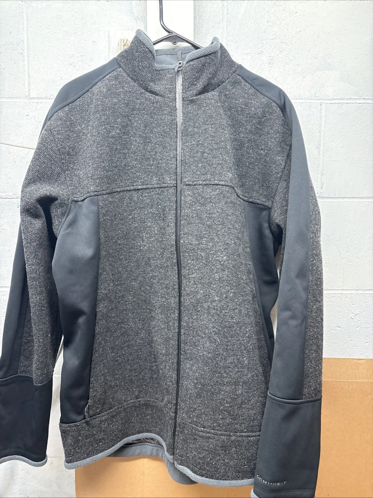 Mens Columbia Titanium Omni Heat Thermal Soft Shell Black Jacket Size L