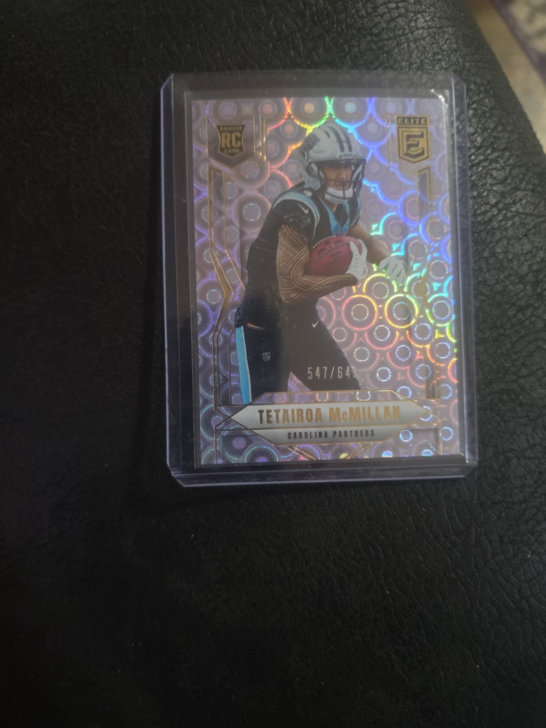 2025 Panini Donruss Elite Tetairoa McMillan #128 Lavender Pyramids (RC) /649