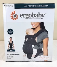 Ergobaby  Omni 360 ALL Position Baby Carrier Newborn to Toddler 7-45 pds Black