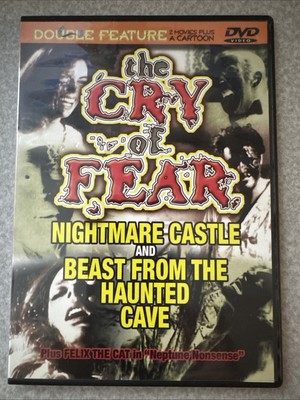 The Cry Of Fear:  Nightmare Castle/Beast from the Haunted Cave (2007) DVD Horror