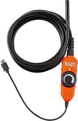 10-Foot 8 mm Waterproof Borescope Inspection Camera with LED Lights