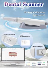 Dental Scanner 3D Real-time Display w/ AI Scanning Software + 4 Tips