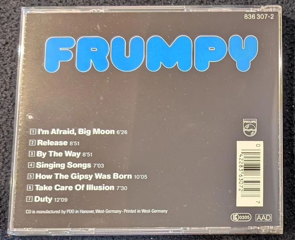 CD Frumpy - Same / Album 7 Tracks / erschienen Philips 836 307-2 West - Germany - Bild 2 von 3