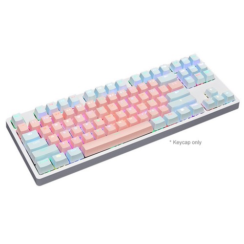 87Pcs/Set Keycaps Color Matching Light-proof Mechanical Keyboard Stylish - Picture 4 of 16