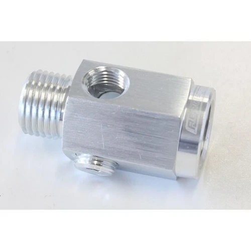 Aeroflow AF810-M16-02S M16 X 1.5 Extension With 1/8" Npt Port Silver