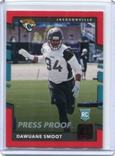 Donruss Red Press Proof RC 2017 Dawuane Smoot Parallels Jaguars - H4636