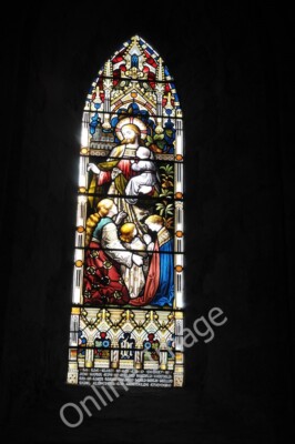 Photo 6x4 Stained glass window, Abbey Dore  c2011