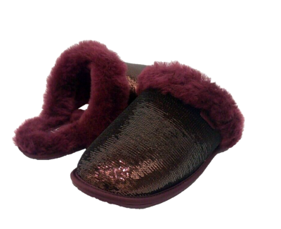 UGG SCUFFETTE II MIRROR BALL WOMEN SLIPPERS WILD GRAPE US /UK