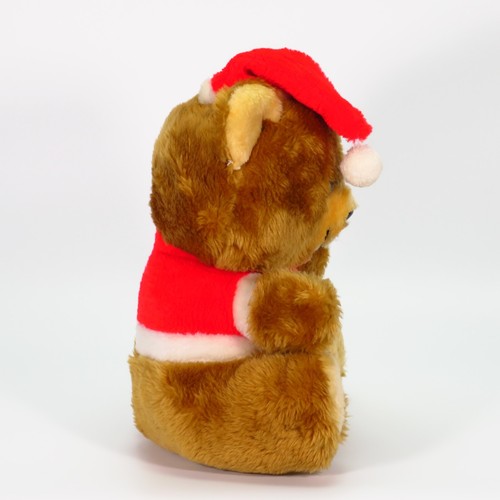 Juguete de peluche musical de Navidad de peluche de Papá Noel de colección melodías de animales de peluche música - Imagen 5 de 12