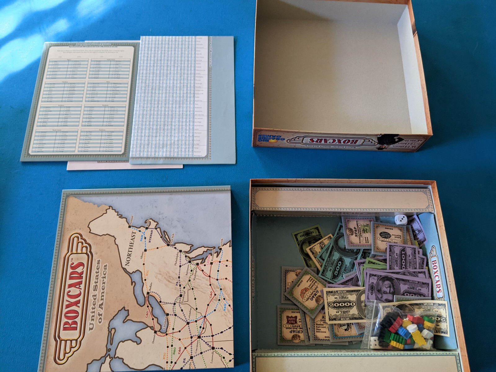 Rio Grande Boardgame Boxcars Board Game eBay