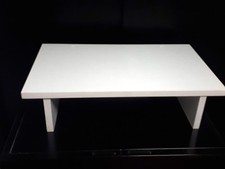 Rialzo supporto televisore porta dvd decoder Vcr  Bianco Porta Tv