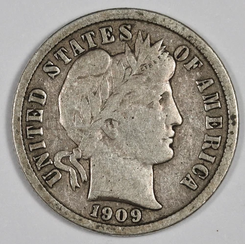 1909-D Barber Dime — photo from another recent sale