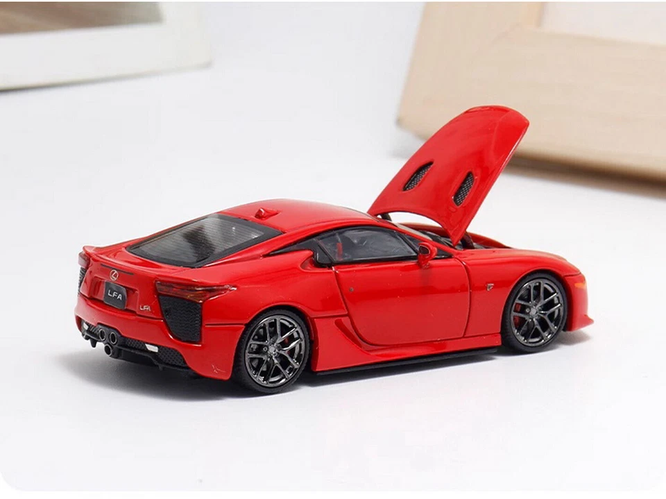 FH 1/64 比例雷克萨斯 LFA 红色压铸汽车模型玩具收藏礼品全新带盒 — 第 4/4 张图片