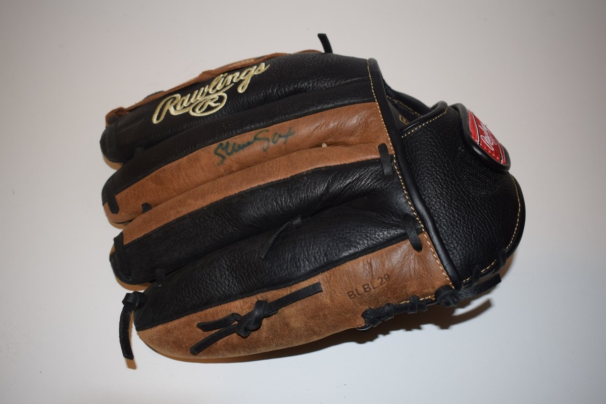 STEVE SAX LA DODGERS SIGNED RAWLINGS RBG36BTN BASEBALL GLOVE