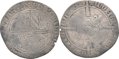 Belgium Flanders Double Groot O.J. Philip the Good Original Coin #PVC187