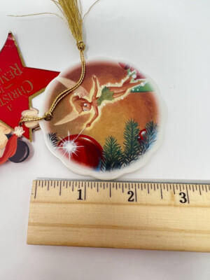 Disney Store Tinkerbell A Christmas To Remember 1999 Ornament | eBay