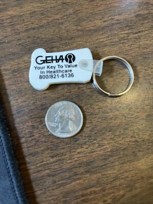 GEHA Healthcare Keychain Keyring Patriotic Hat