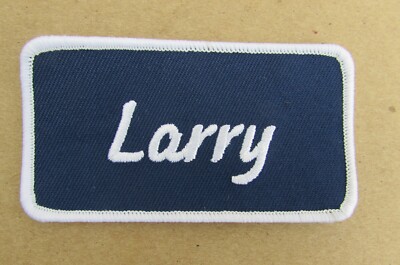 Name Larry Patch Embroidered uniform patch New | eBay