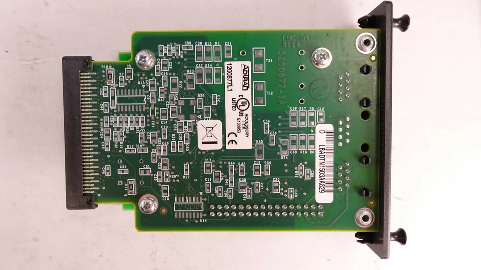 Adtran 1200864L1 Network Interface Module WAN-T1 - Image 3 of 4