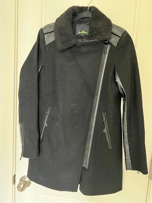 Sam Edelman Women’s Black Sid Short Aviator Jacket