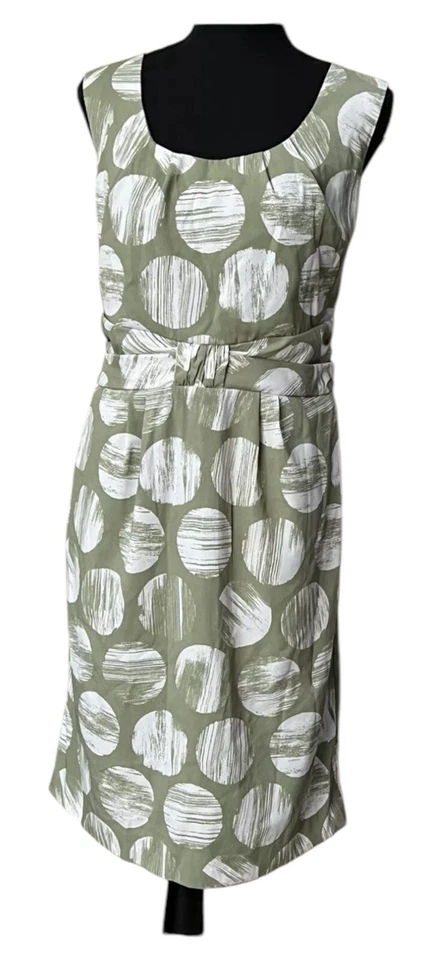 George By Mark Eisen Womens Size 12 Sage Lagume Basic Dress Lined - Image 2 of 4