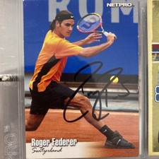 Tennis Roger Federer autograph Trading card talent goods collection m68