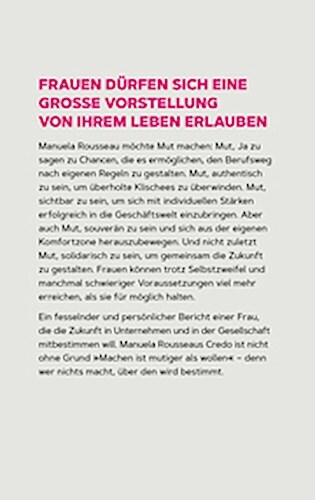 Thumbnail - Manuela Rousseau / Wir Brauchen Frauen, Die Sich Trauen9783424202007