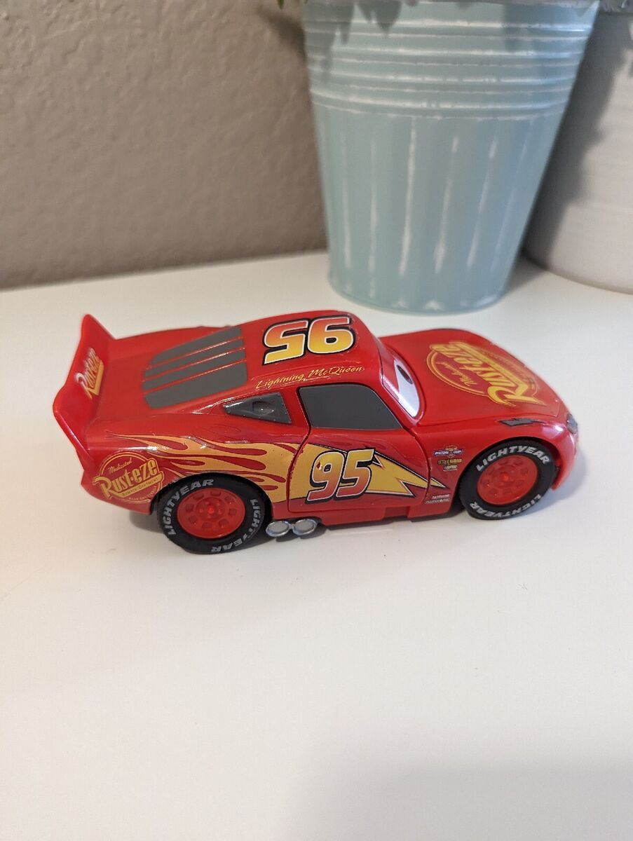 Cars 3 Lightning McQueen Crazy Crash And Smash RC Car Thinkway Toys Brand