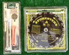 9" Trimmer Brush Cutter Blade kit  w/ 1" and 20 mm  Csarbide teeth + file kit