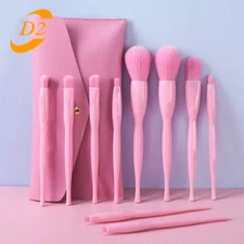 High Quality 10 pcs Candy Color Makeup Brushes Tool Set