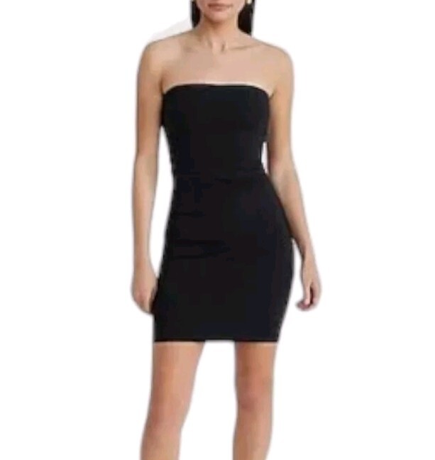 Express BodyconDress Built-in Shapewear Black L Stretch | eBay Express BodyconDress Built-in Shapewear Black L Stretch | eBay