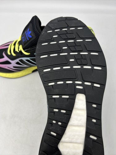 Adidas ZX 2K Boost 2.0 Men’s Running Shoes GY8283 Blk/Blue/Yellow/Pink Sz 9 - Picture 11 of 19