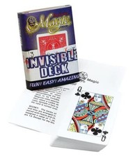 Invisible Deck by Royal Magic Used By Professional Magicians Brand New 