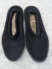 Arcopedico SEC V Black Knit Slip On Shoes Womans 38 US 7/7.5 Vegan Boho Hippie