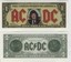 AC/DC Razors Edge MONEY TALKS Angus Young Promotional One Dollar Bill ...