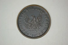 1837 Hard Times Token-Phoenix Rising- Choice EF with amazing Pedigree flip.