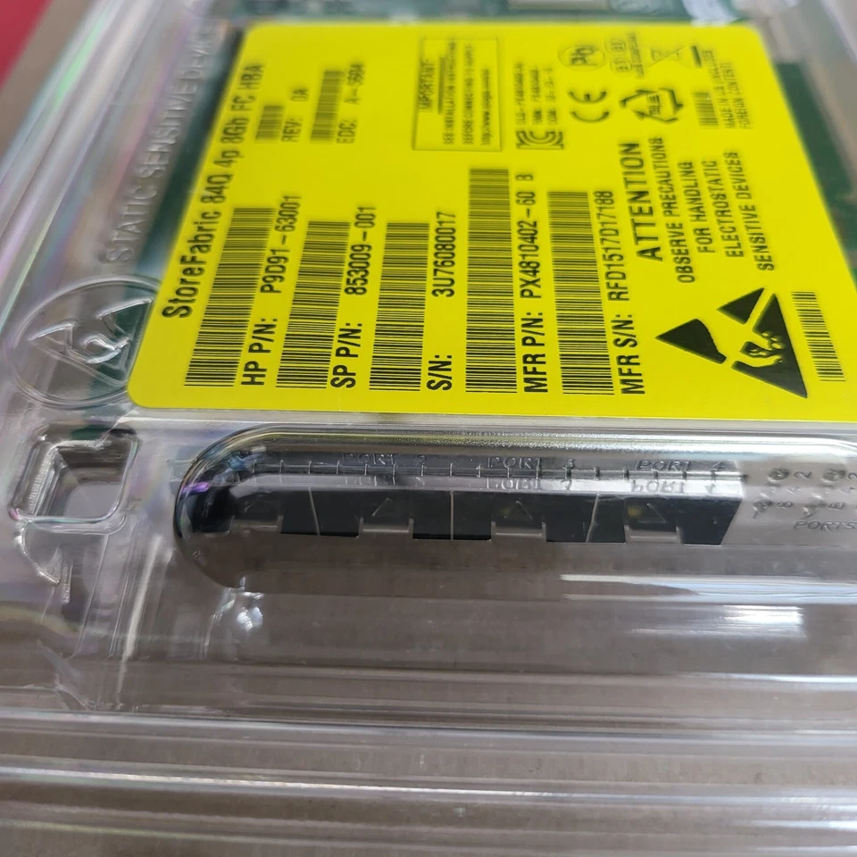 Brand New Q-LOGIC QLE2564 HP=BK StoreFabric 84Q 4p 8Gb FC HBA - Image 3 of 3