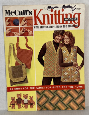 McCall's Knitting Book 5 Step by Step Instructions 65 Knits Gifts Toys More