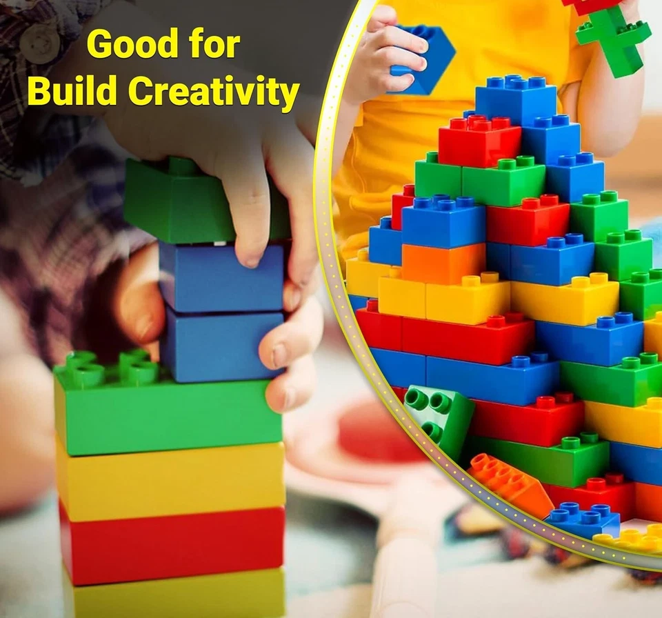 Mega Building Blocks Children Diy Creative Bricks Educational Toy Gift 300 PCS - Image 3 of 4