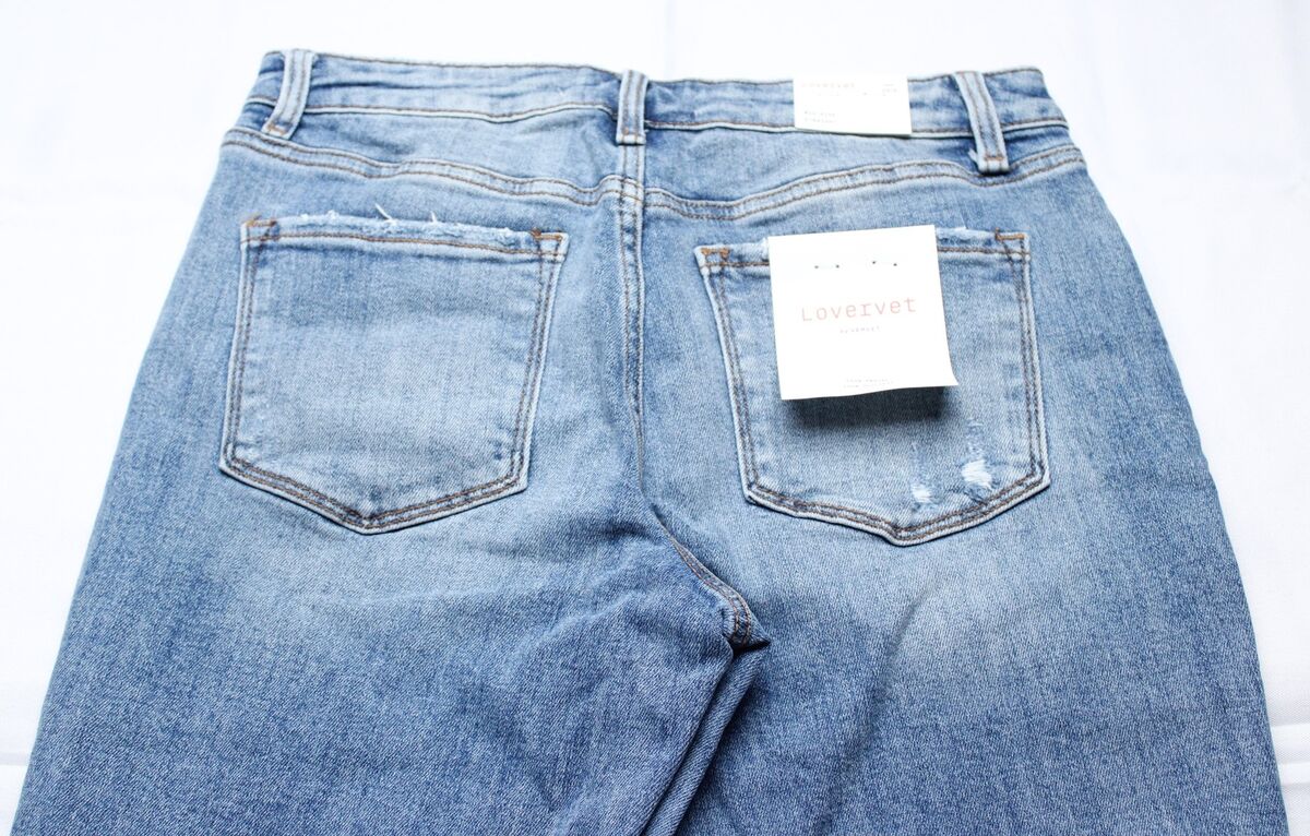 Lovervet Women's Mid Rise Straight Leg Jeans EJ2 Can't Lovervet Women's Mid Rise Straight Leg Jeans EJ2 Can't