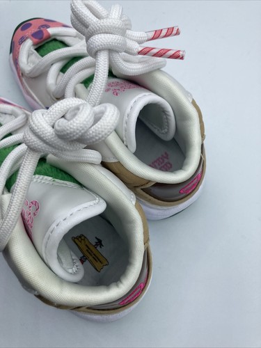 Reebok Neonati Iverson Question Mid X CandyLand Pallacanestro H05605 Bianco/Verde - Foto 12 di 12