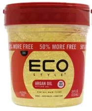 Eco Styler Professional ARGAN OIL Styling Hair Gel MAX HOLD, 24 fl oz BRAND NEW!