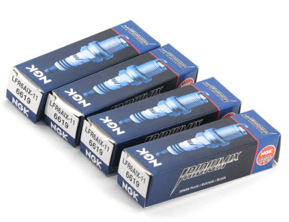 NGK Iridium IX Spark Plug 5/8 LFR6AIX-11 Set of 4 For BMW Subaru Toyota 6619